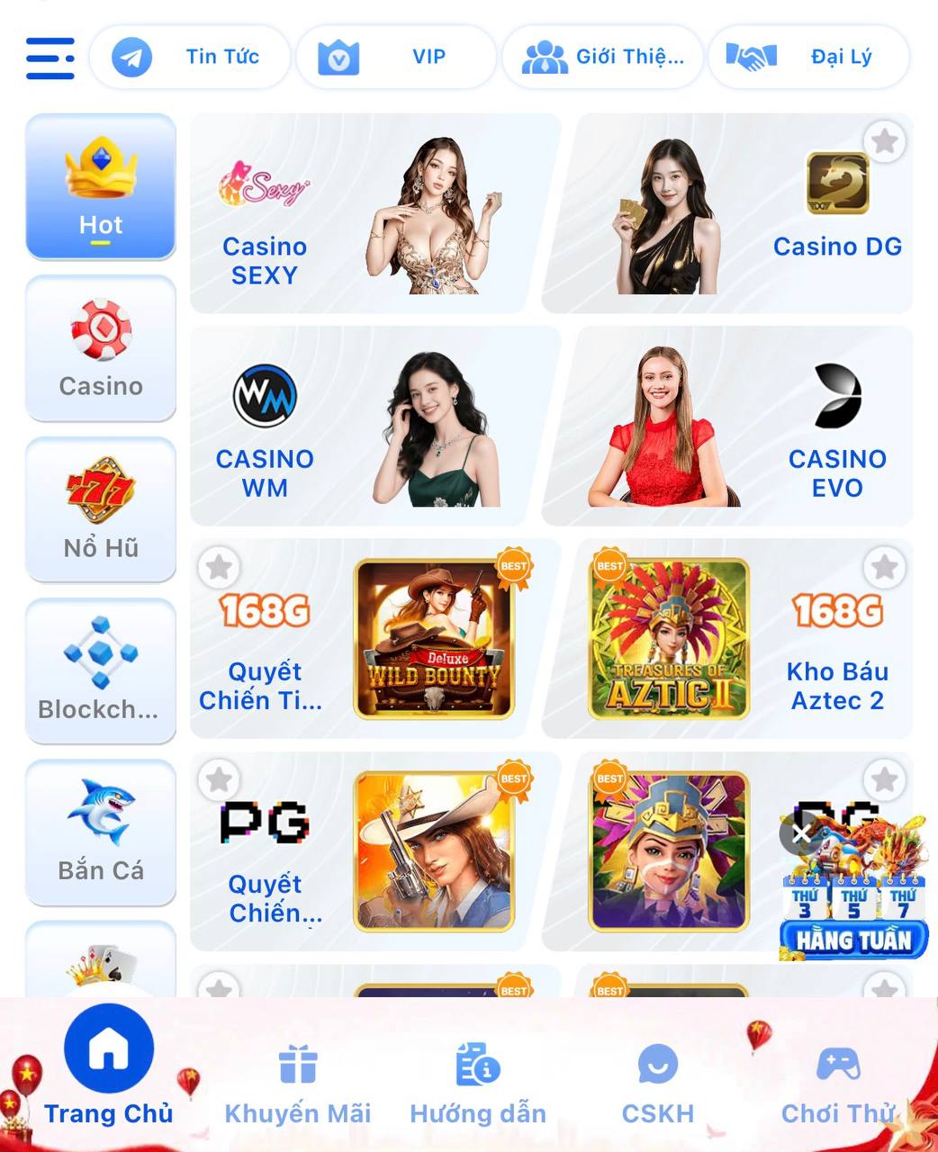 Ứng dụng giải trí hàng đầu Cc168